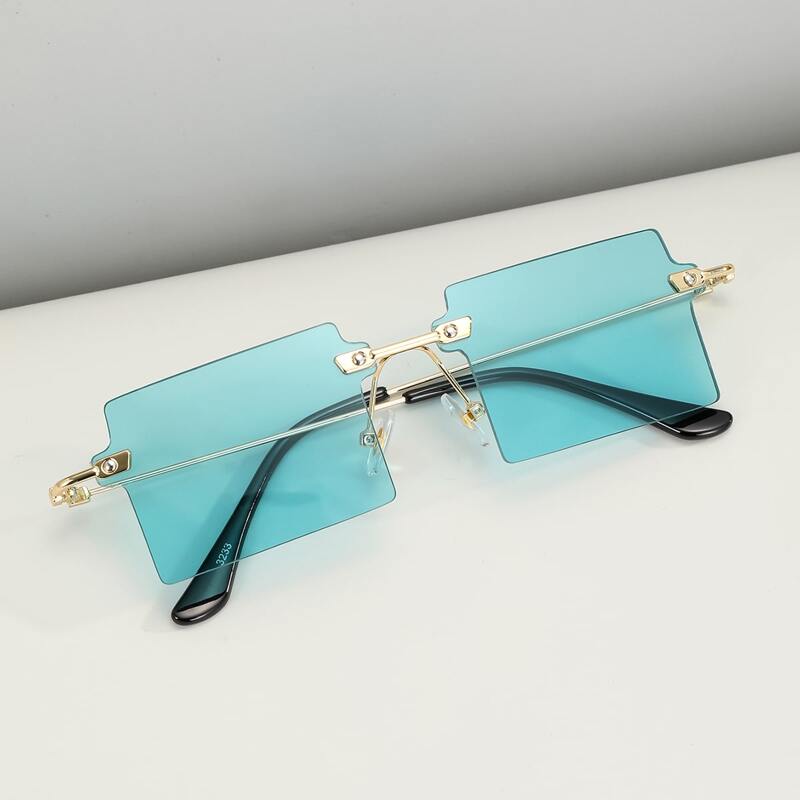 

Guys Simple Rimless Sunglasses