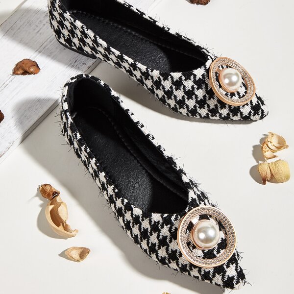 

Rhinestone Decor Flats, Multicolor