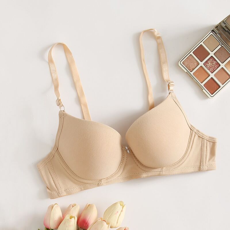 

Solid Underwire Bra, Beige