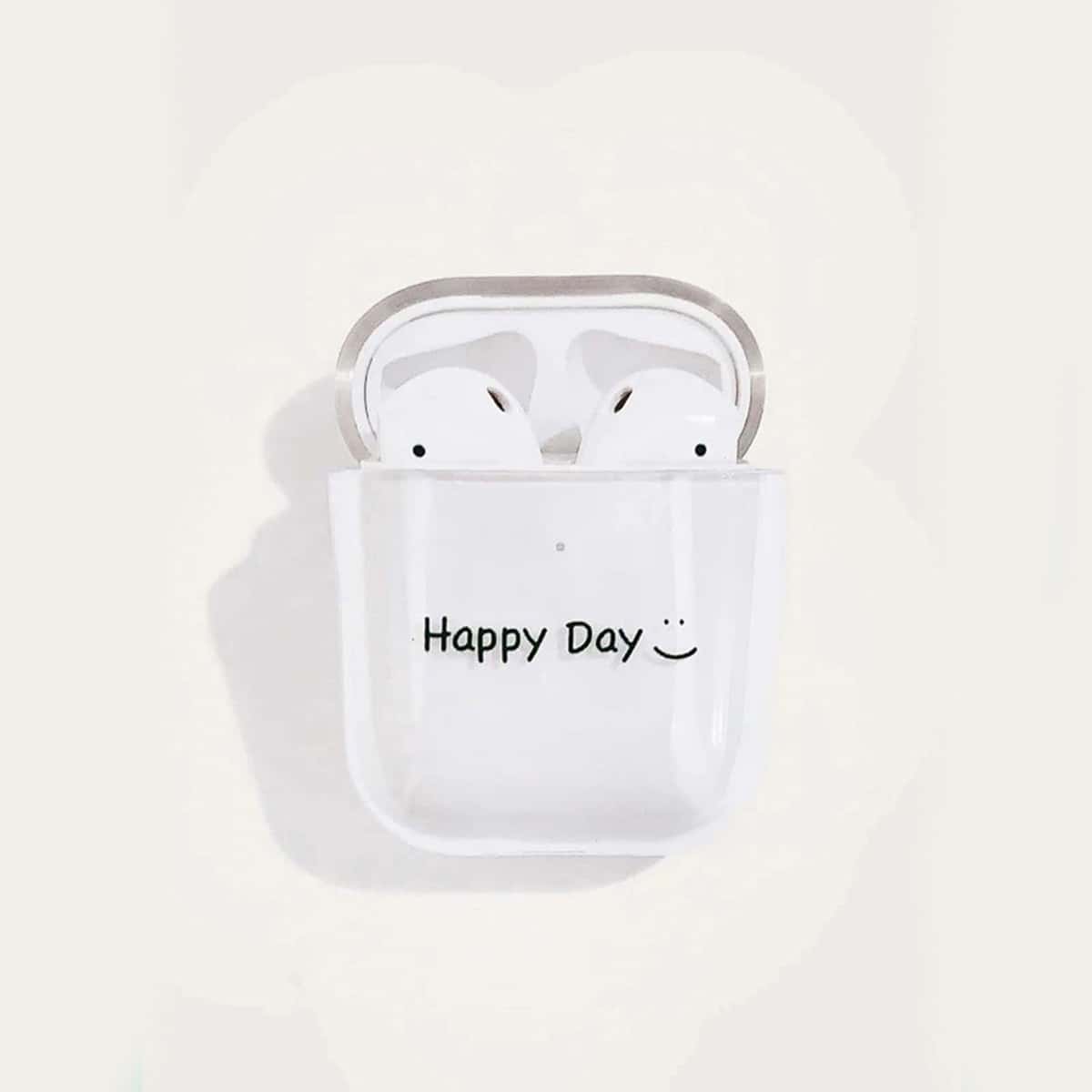 

Letter Graphic Clear AirPods Case
