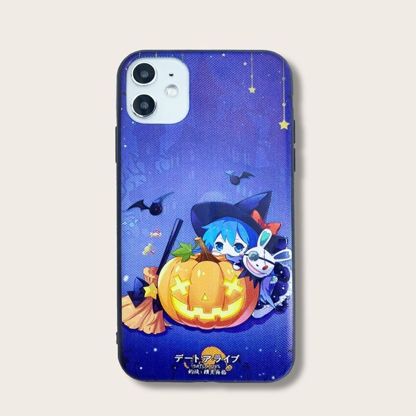 

Чехол для iPhone с мультипликационным рисунком Хэллоуина, Многоцветный