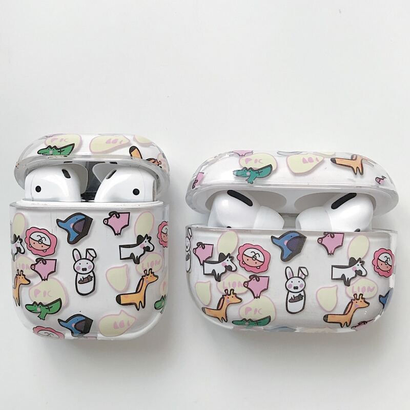 

Cartoon Animal AirPods Case, Multicolor