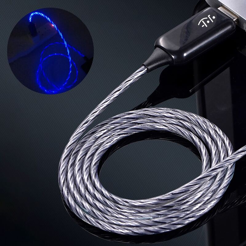 

Luminous Phone Data Cable, Grey