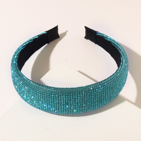 

Rhinestone Decor Hair Hoop, Blue