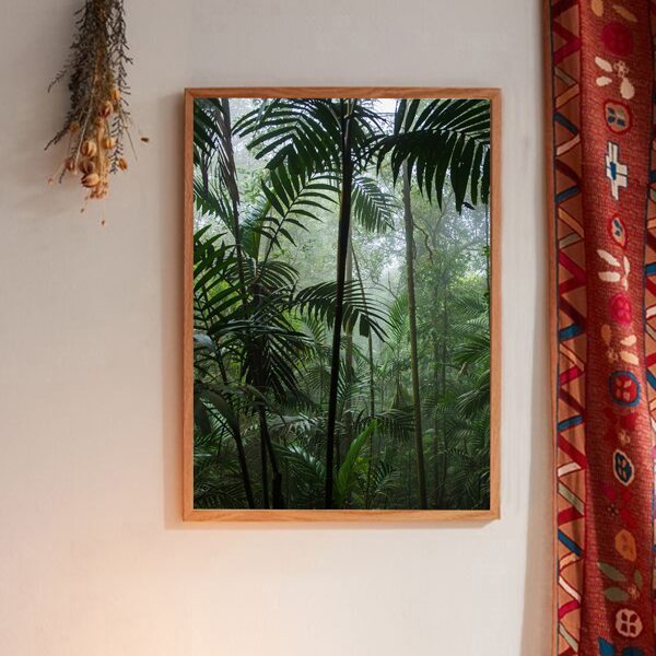 

Forest Print Wall Painting Without Frame, Multicolor