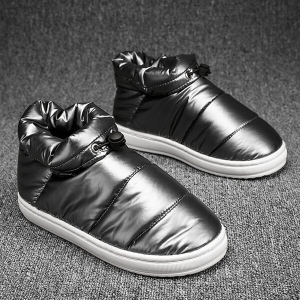 

Men Drawstring Detail Wide Fit Boots, Dark grey