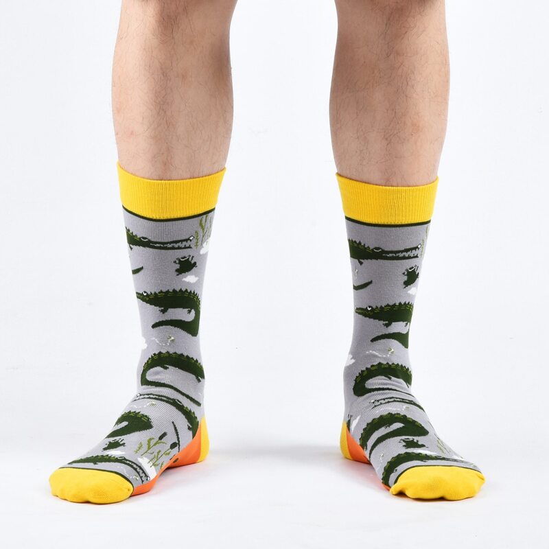 

Guys Cartoon Graphic Socks, Multicolor