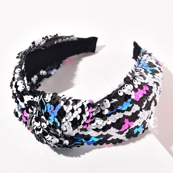 

Sequin Decor Hair Hoop, Multicolor