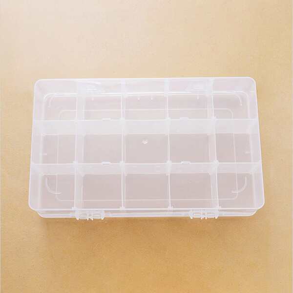 

Multi-grid Jewelry Storage Box, White