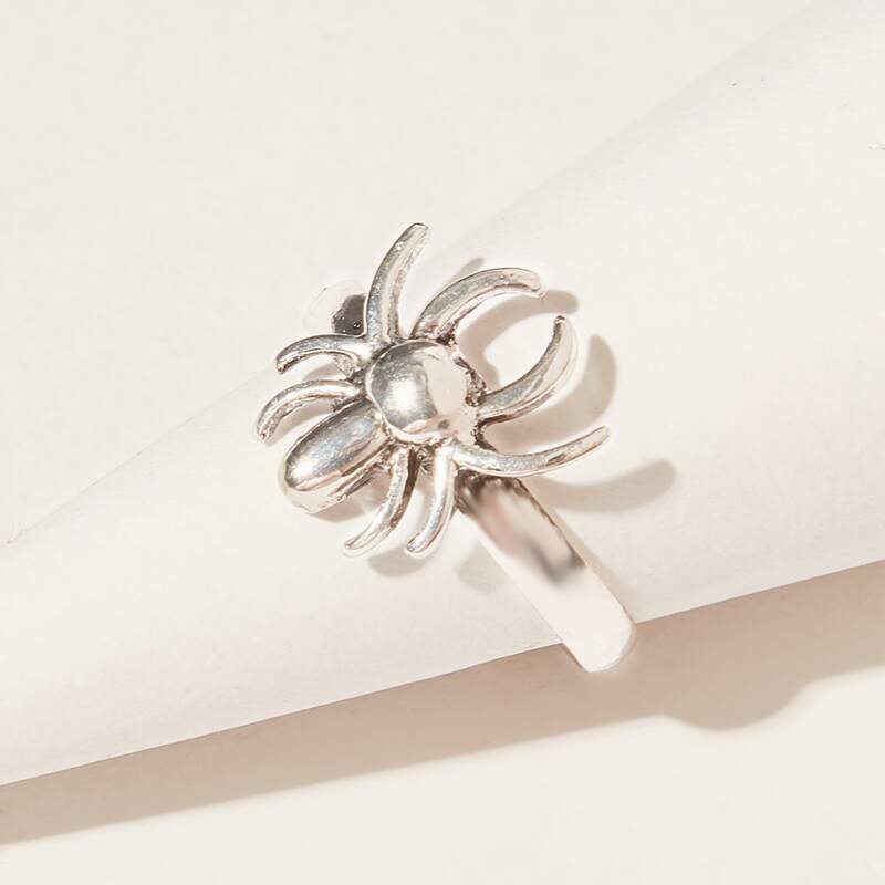 

1pc Spider Ring, Silver