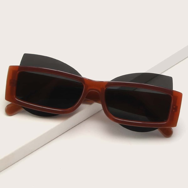 

Structured Design Sunglasses, Black