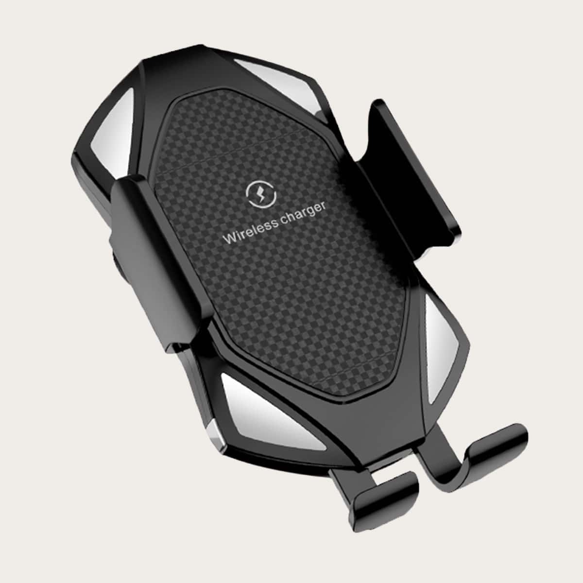 

1pc Wireless Charger Car Holder, Black