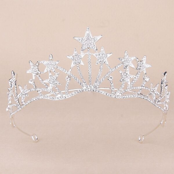 

Rhinestone Star Decor Hair Hoop, White
