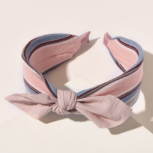 

Bow Knot Hair Hoop, Multicolor