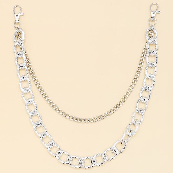 

Layered Pant Chain, Silver