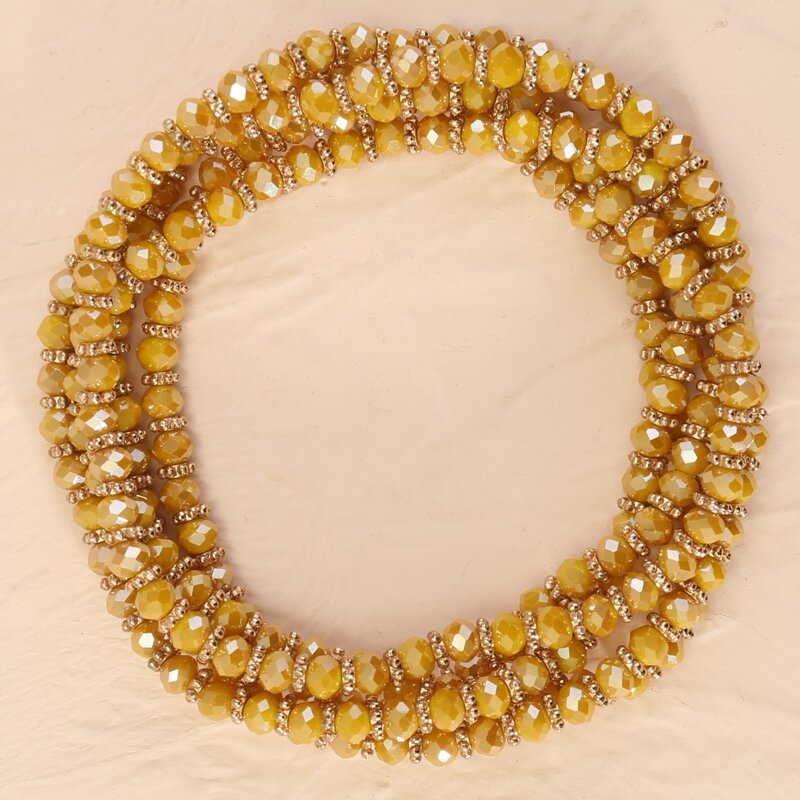 

Simple Beaded Bracelet, Yellow