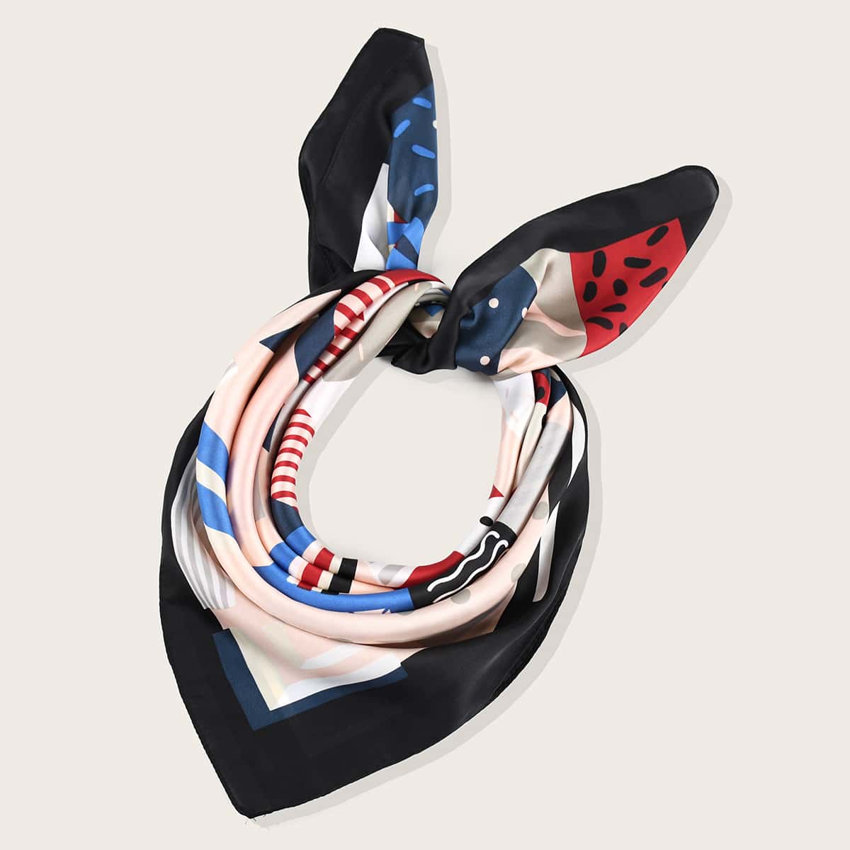 

Polka Dot Pattern Bandana, Multicolor