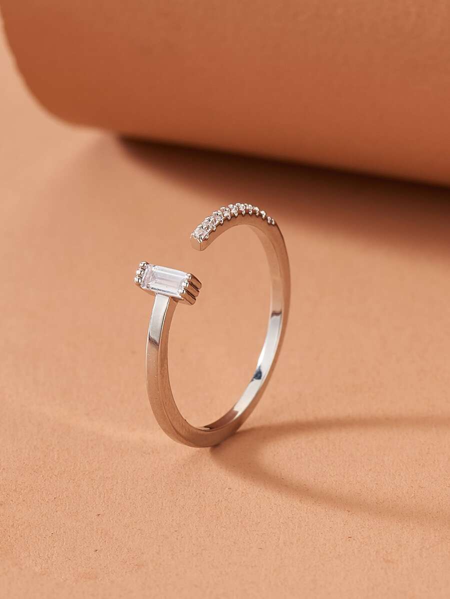 Vòng cổ tay trang trí rhinestone - Bạc - Xem 1