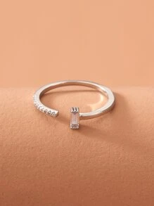 Vòng cổ tay trang trí rhinestone - Bạc - Xem 3