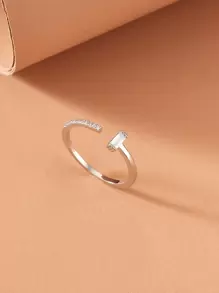 Vòng cổ tay trang trí rhinestone - Bạc - Xem 4