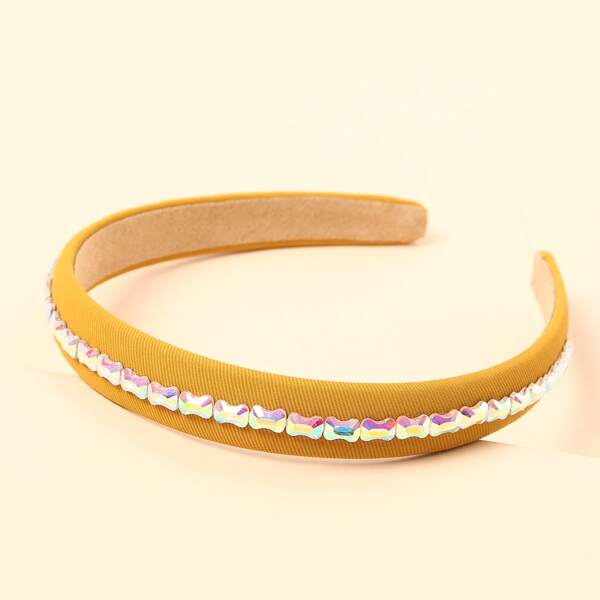 

Gemstone Decor Hair Hoop, Orange