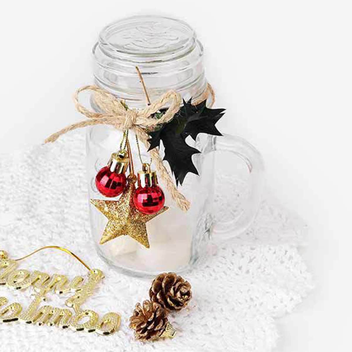 

10pcs Christmas Decoration Ball, Red
