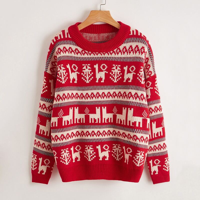 

Christmas Ugly Pattern Sweater, Multicolor