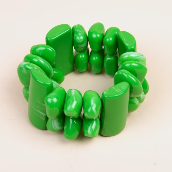

Green Beaded Bracelet