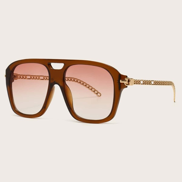 

Tinted Lens Oversized Sunglasses, Red