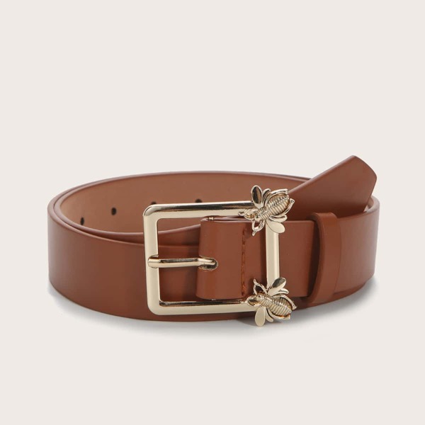 

Metal Buckle Belt, Brown