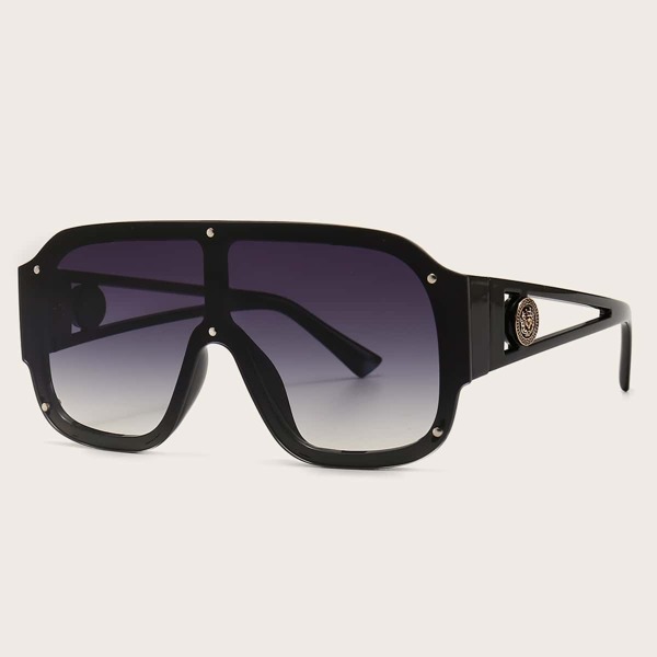 

Tinted Lens Shield Sunglasses, Purple