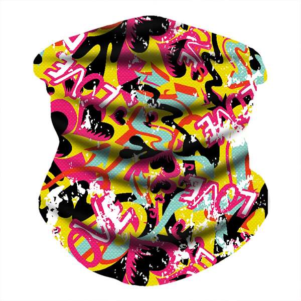 

Heart Pattern Sun Protection For The Face, Multicolor