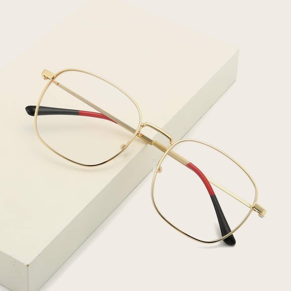 

Square Metal Frame Glasses