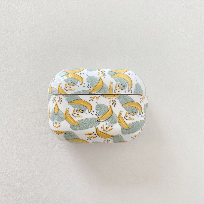 

Banana Pattern Airpods Case, Multicolor