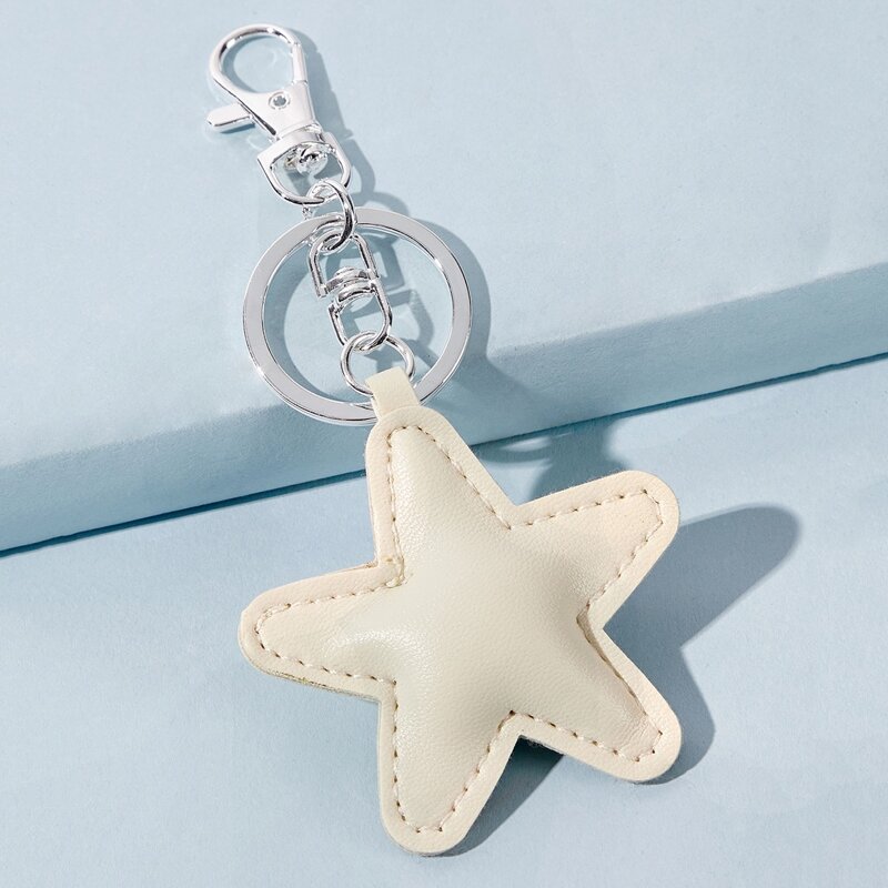 

Star Bag Charm, Beige