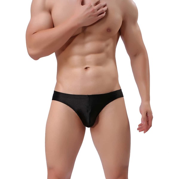 

Men Solid Brief, Black