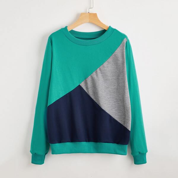 

Cut And Sew Sweatshirt, Multicolor