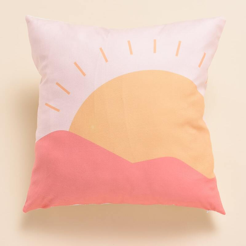 

Sun Print Cushion Cover Without Filler, Multicolor