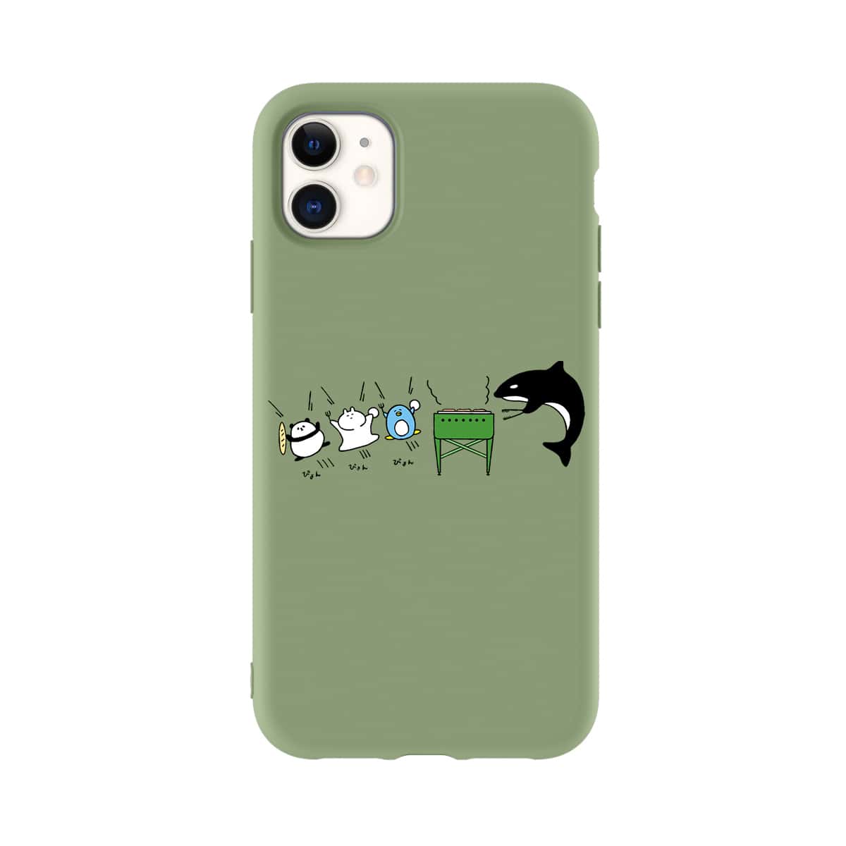 

Cartoon Graphic iPhone Case, Green