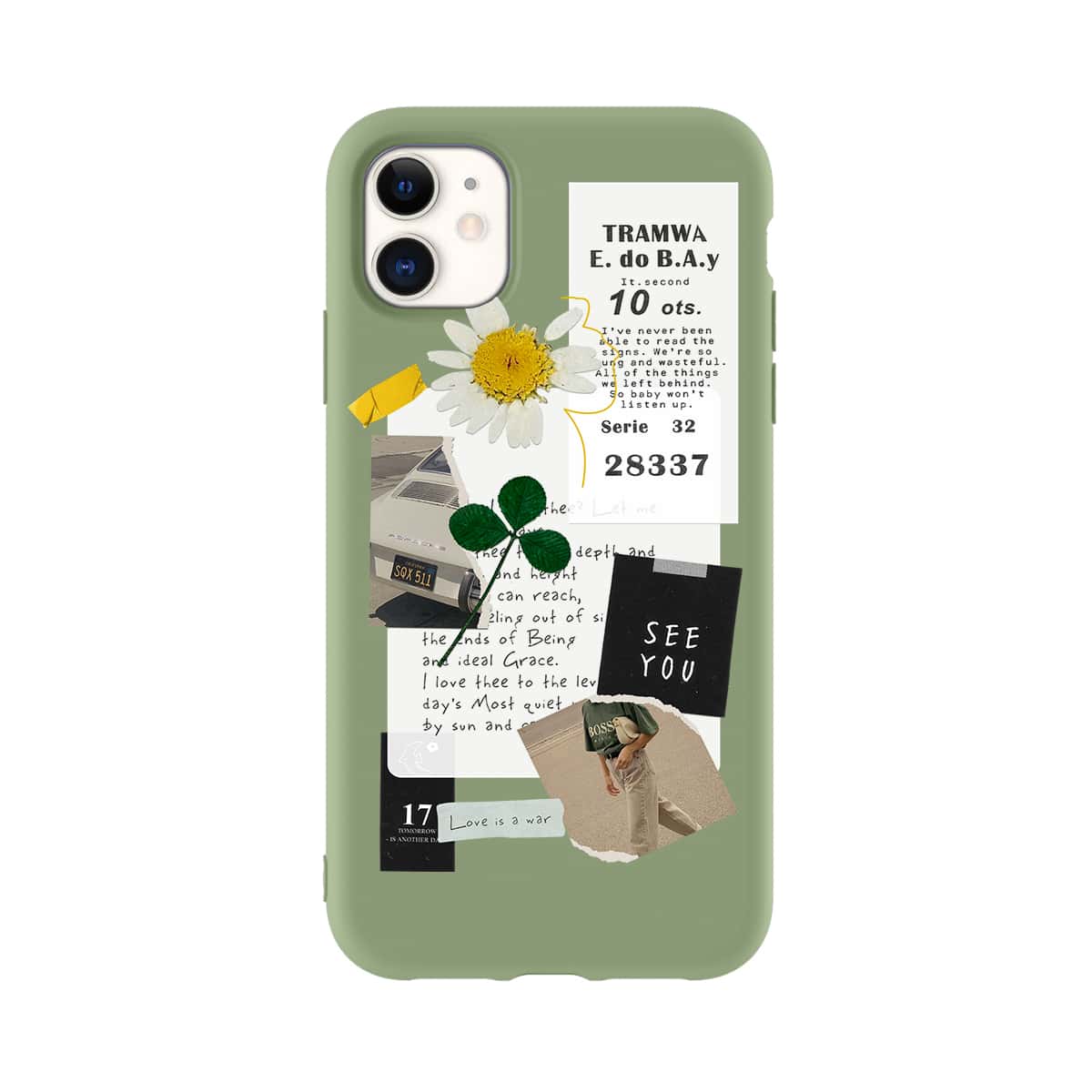 

Graphic iPhone Case, Green