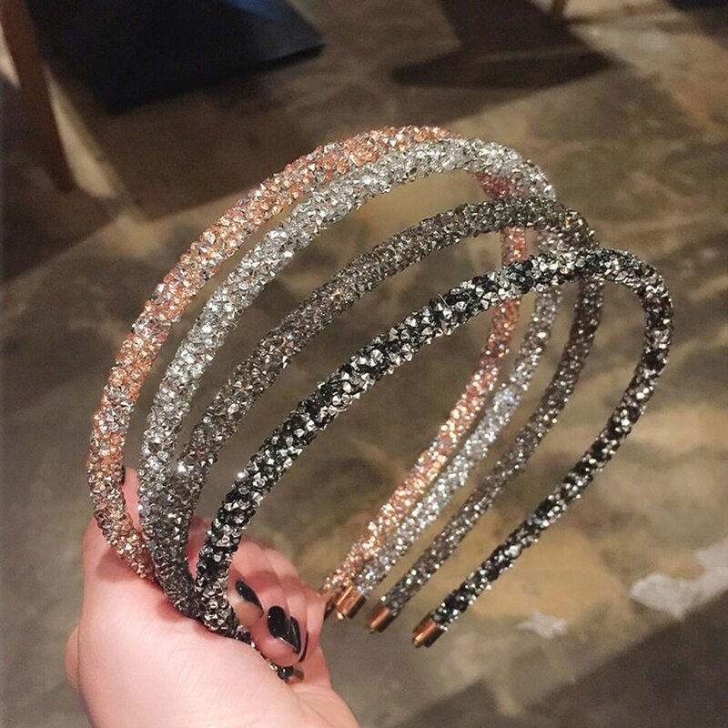 

1pc Random Rhinestone Hair Hoop, Multicolor