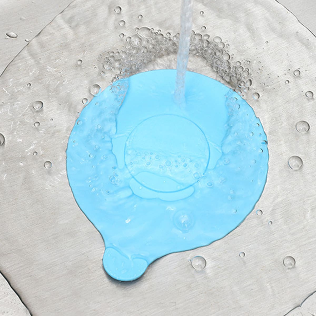 

1pc Silicone Floor Drain, Blue