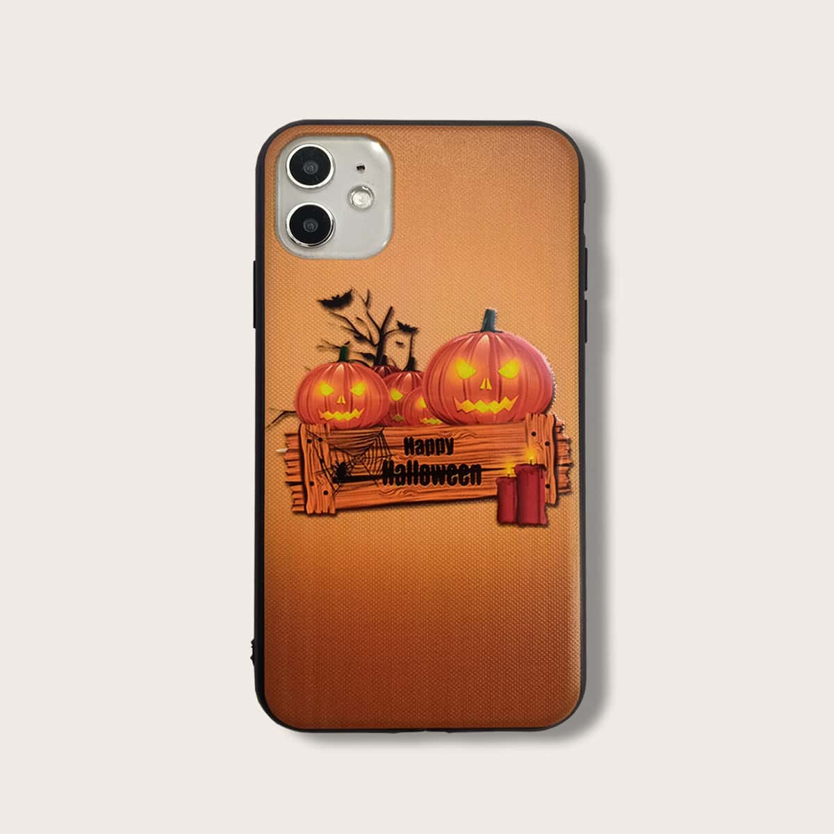 

Halloween Pumpkin Pattern iPhone Case, Orange