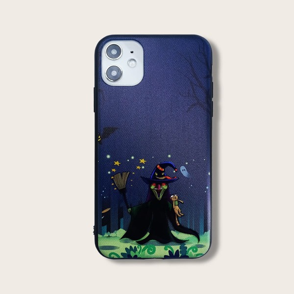 

Чехол для iPhone с рисунком волшебника Хэллоуина, Многоцветный