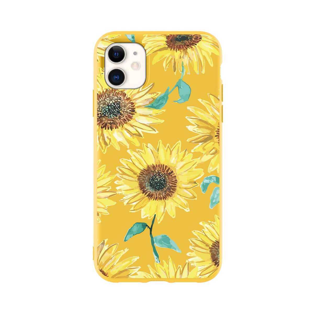 

Sunflower Pattern iPhone Case, Yellow