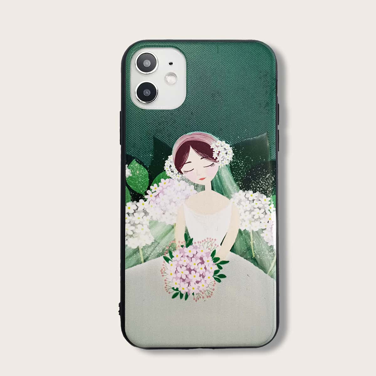 

Figure Graphic iPhone Case, Green