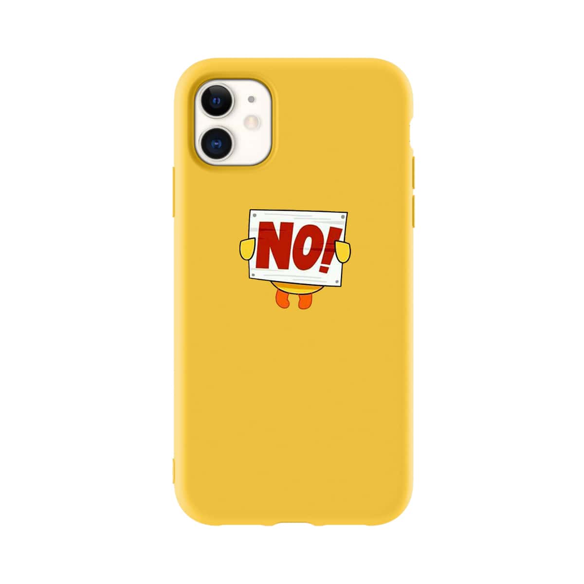 

Slogan Graphic iPhone Case, Yellow