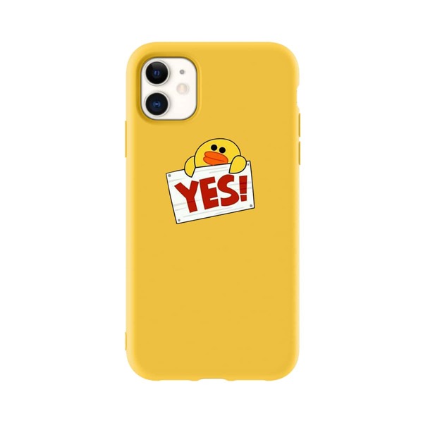 

Чехол для iPhone с текстовым рисунком, Жёлтые
