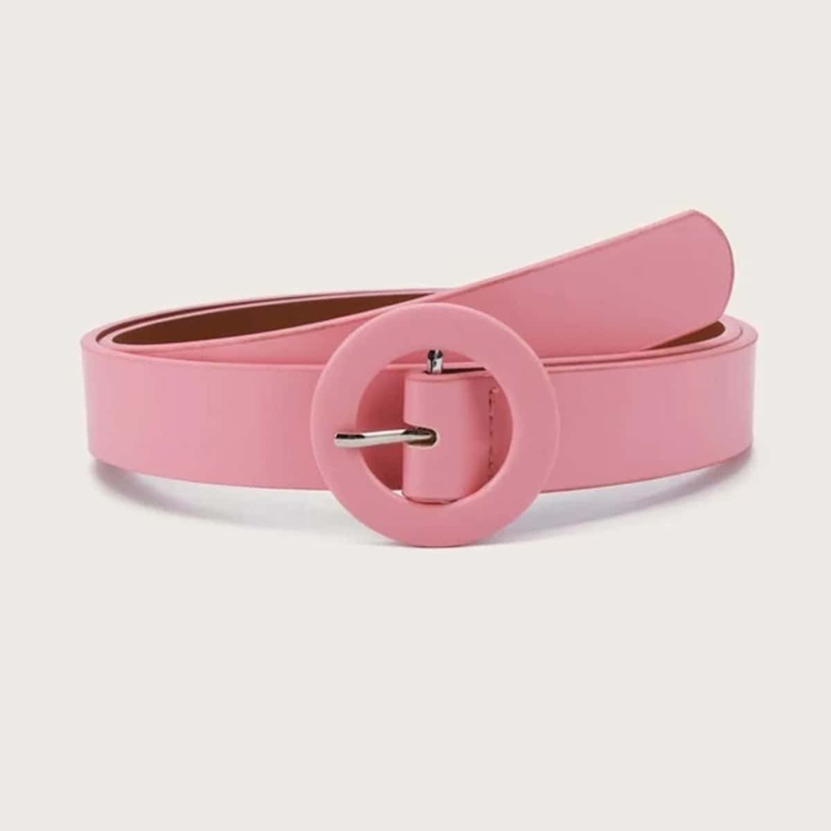 

Ring Buckle Belt, Pink