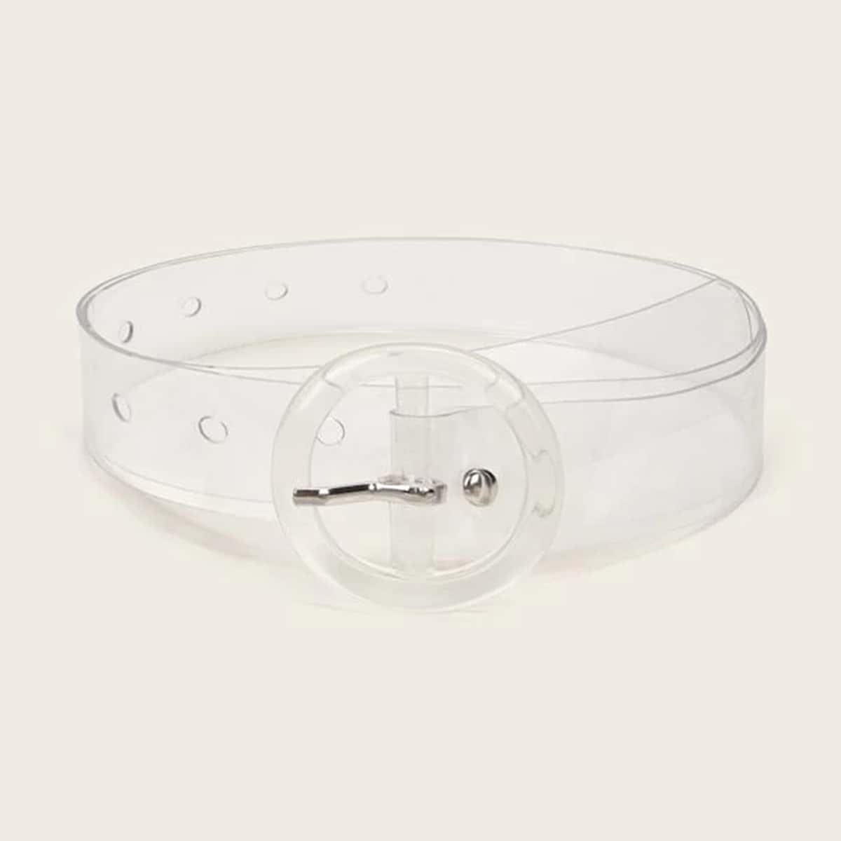 

Clear Buckle Belt